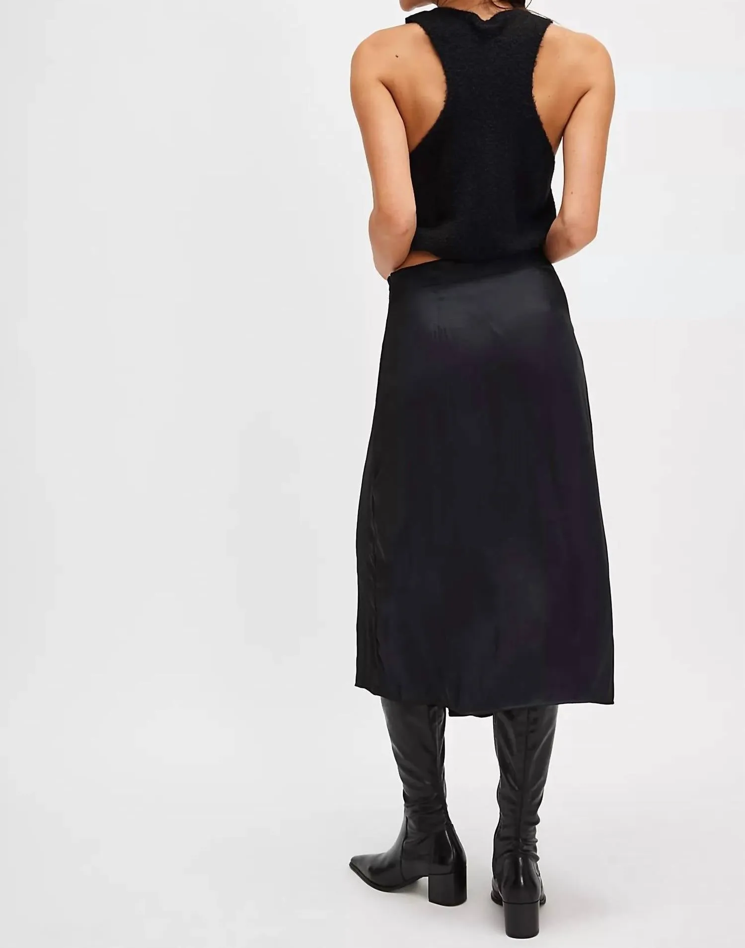 Analise Midi Skirt In Black