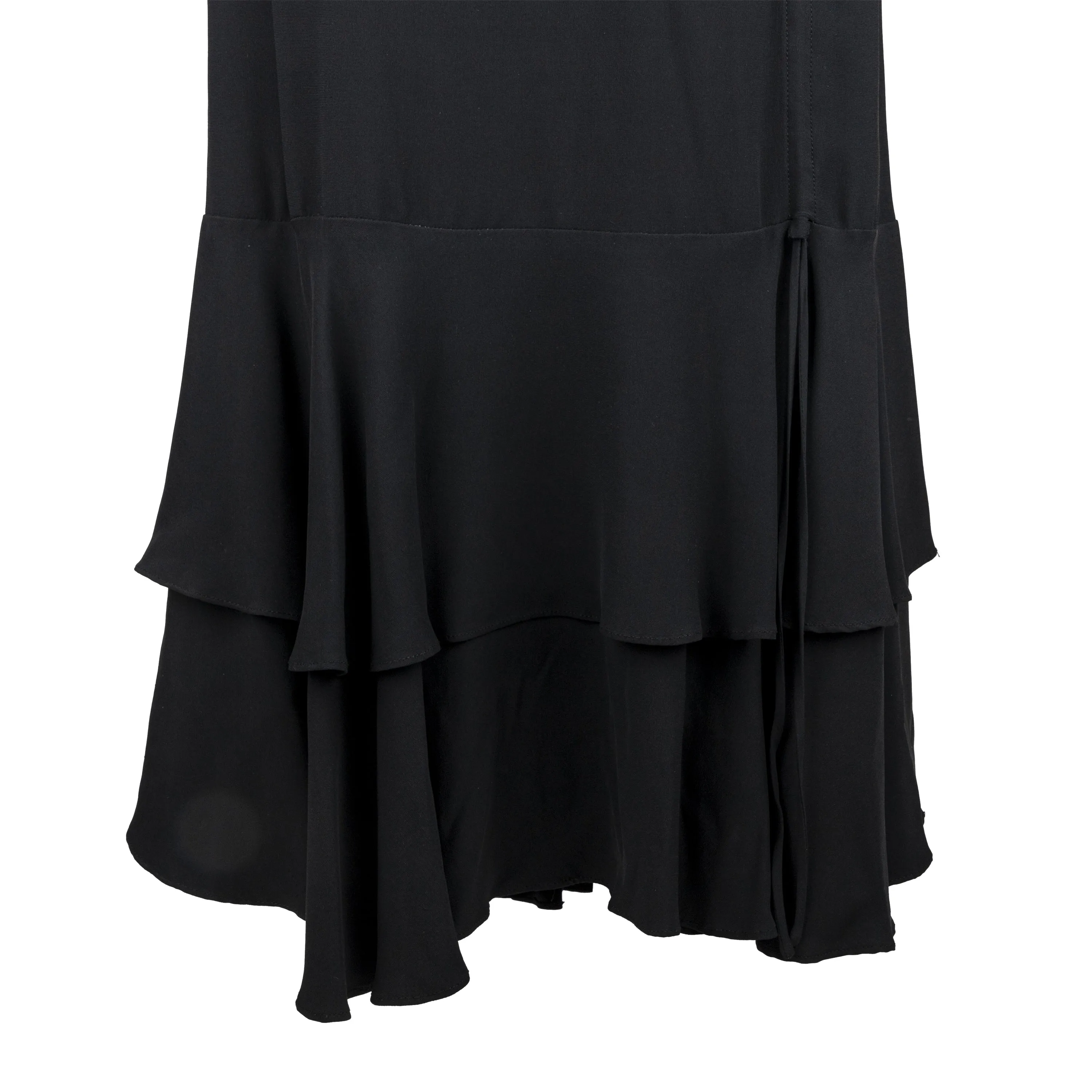 Moschino Couture Layered Ruched Long Skirt - '90s